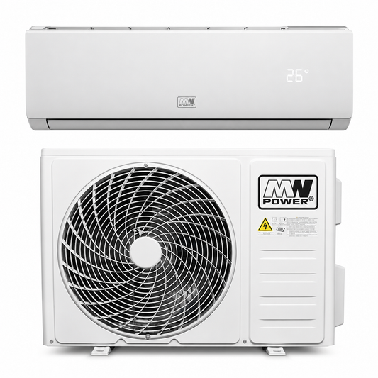 Climatiseur 09K V1 2,6 kW 9000 BTU Wi-Fi Tuya blanc + télécommande